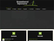 Tablet Screenshot of brassbandrijnmond.nl